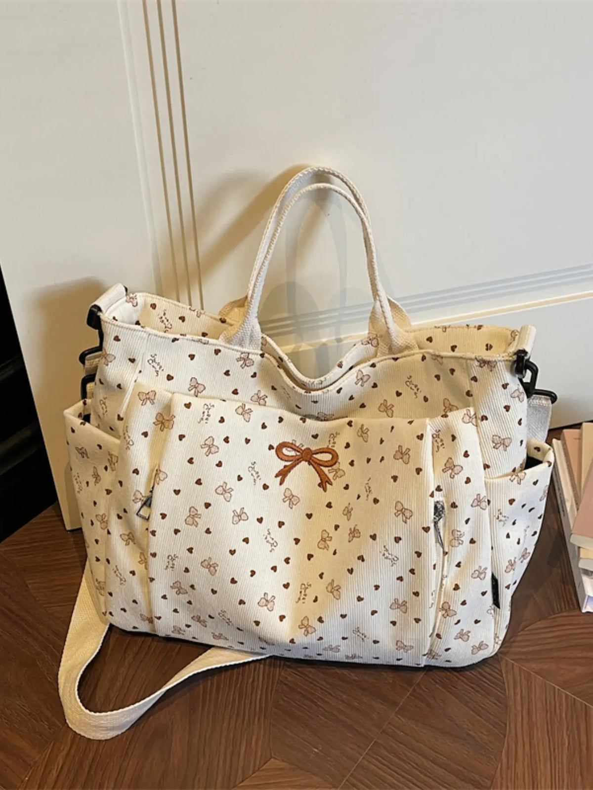 Women'S Solid Color Tote Bag, Fashionable Large Capacity Shoulder Bag for Work & Daily Used, Casual Trendy Versatile High-Quality Daily Commuting Bag