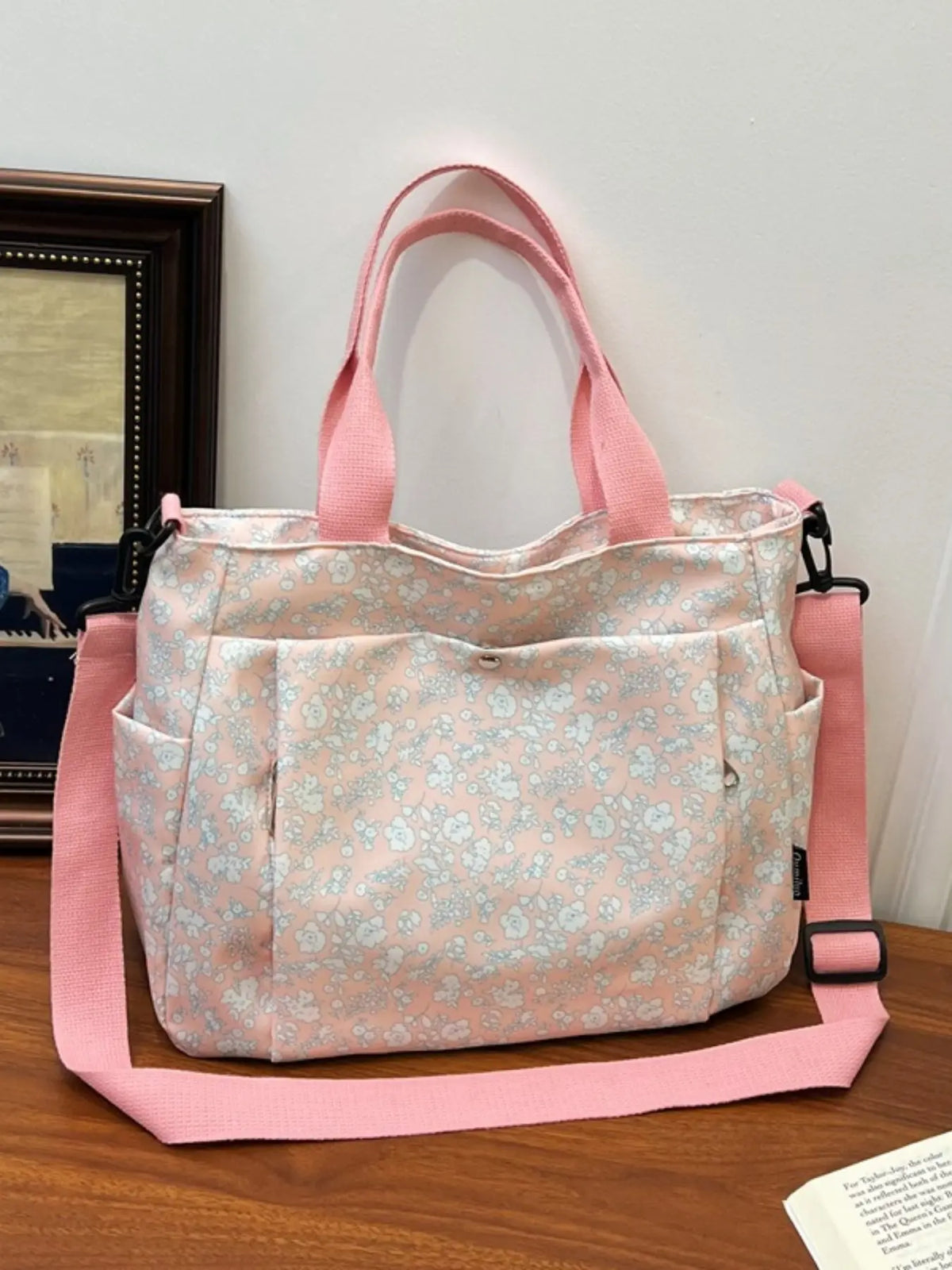 Women'S Solid Color Tote Bag, Fashionable Large Capacity Shoulder Bag for Work & Daily Used, Casual Trendy Versatile High-Quality Daily Commuting Bag