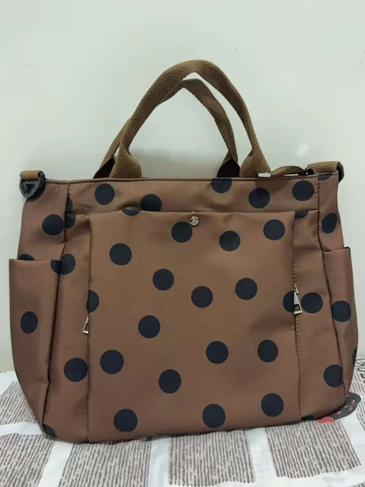 Women'S Solid Color Tote Bag, Fashionable Large Capacity Shoulder Bag for Work & Daily Used, Casual Trendy Versatile High-Quality Daily Commuting Bag