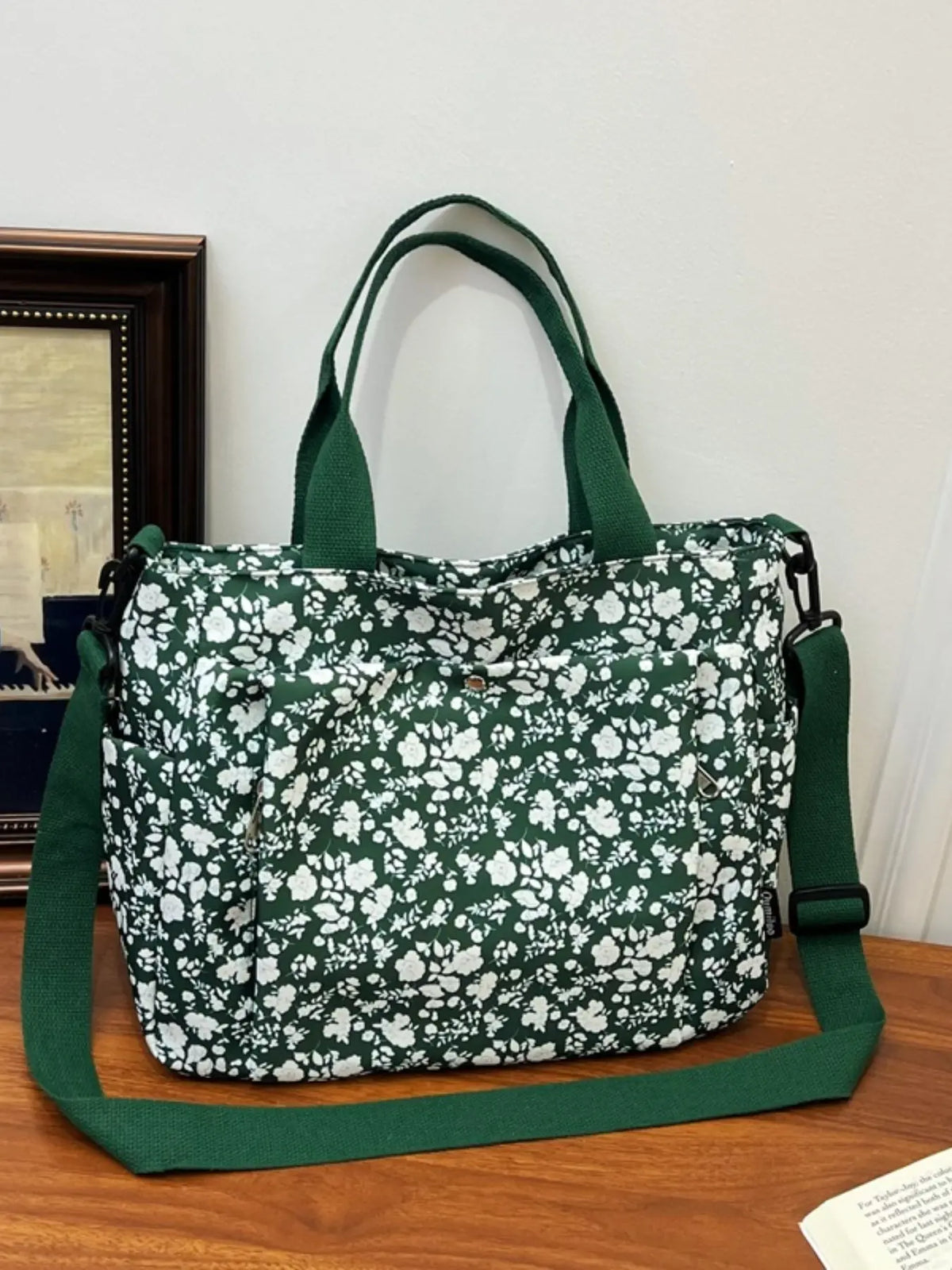 Women'S Solid Color Tote Bag, Fashionable Large Capacity Shoulder Bag for Work & Daily Used, Casual Trendy Versatile High-Quality Daily Commuting Bag