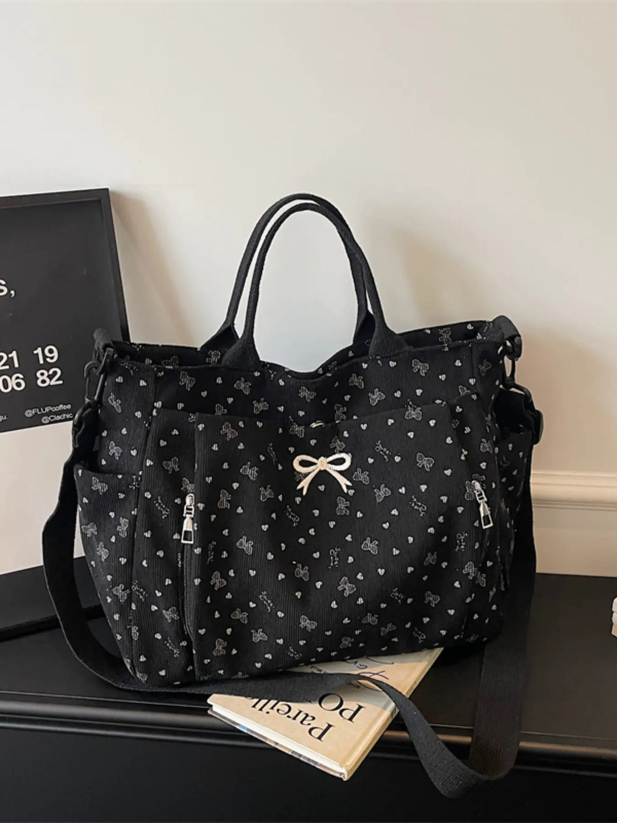 Women'S Solid Color Tote Bag, Fashionable Large Capacity Shoulder Bag for Work & Daily Used, Casual Trendy Versatile High-Quality Daily Commuting Bag