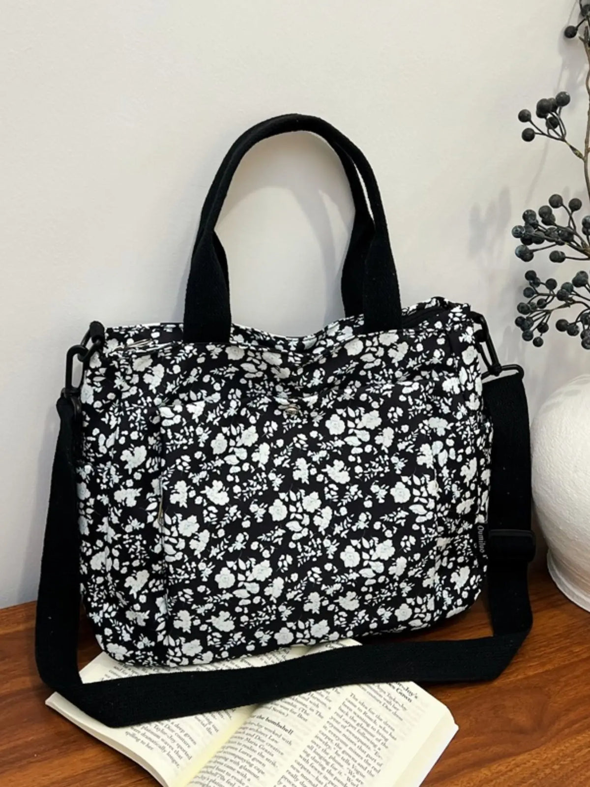 Women'S Solid Color Tote Bag, Fashionable Large Capacity Shoulder Bag for Work & Daily Used, Casual Trendy Versatile High-Quality Daily Commuting Bag