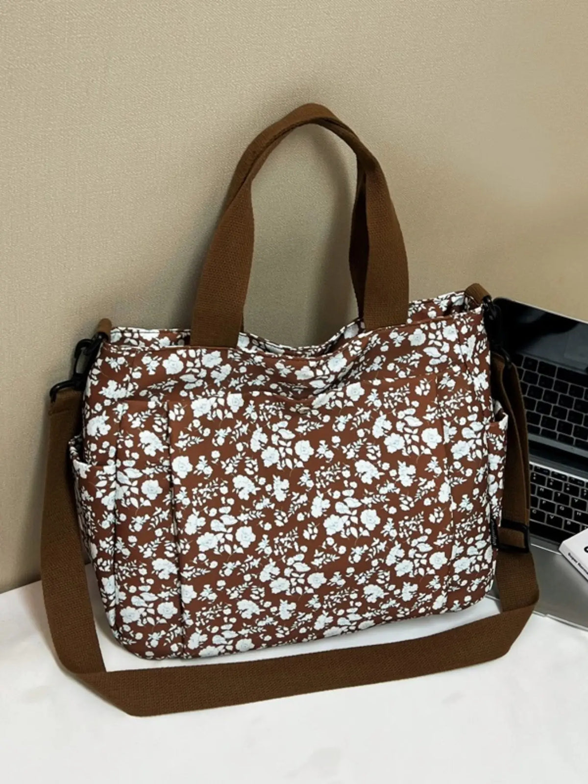 Women'S Solid Color Tote Bag, Fashionable Large Capacity Shoulder Bag for Work & Daily Used, Casual Trendy Versatile High-Quality Daily Commuting Bag
