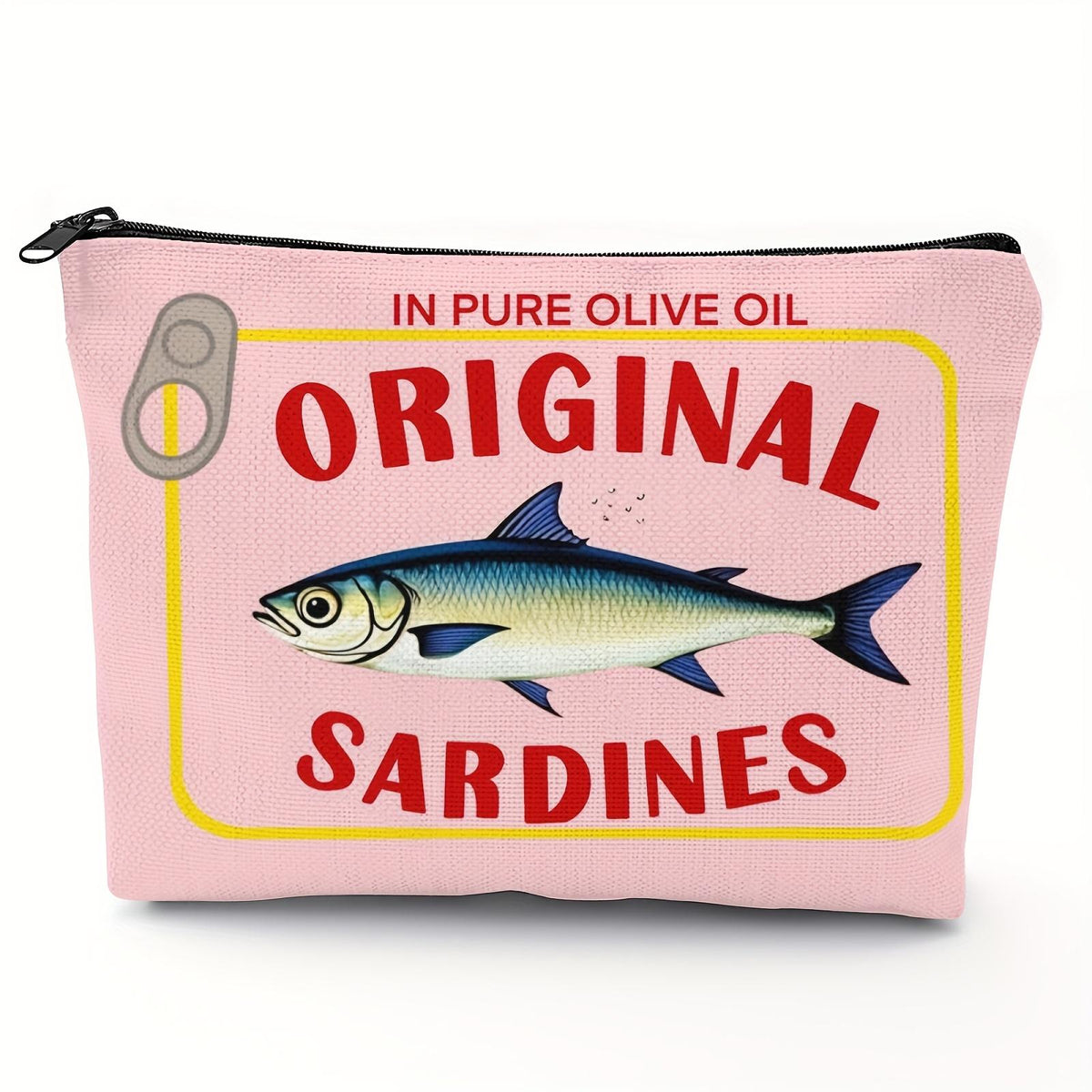 Sardine Makeup Bag — Quirky, Compact & Perfect for Gifting